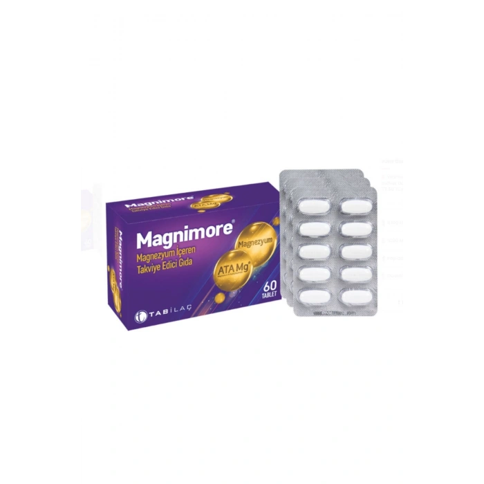 Magnimore Magnezyum İçeren Takviye Edici Gıda 60 Tablet