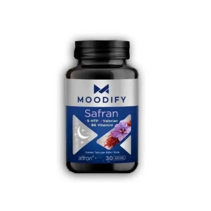 Moodify Safran - 5 Htp - Valerin Vitamin B6 30 Kapsül