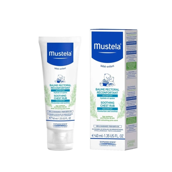 Mustela Soothing Chest Rub (Rahatlatıcı Göğüs Balsamı) 40 ml