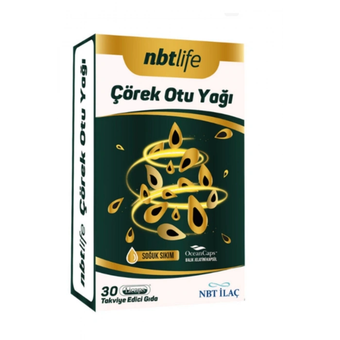 Nbt Life Çörek Otu Yağı Takviye Edici Gıda 30 Kapsül