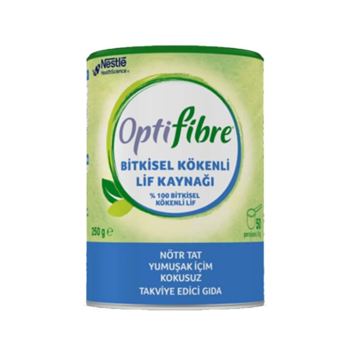Nestle OptiFibre Bitkisel Kökenli Lif Kaynağı Takviye Edici Gıda 250 g