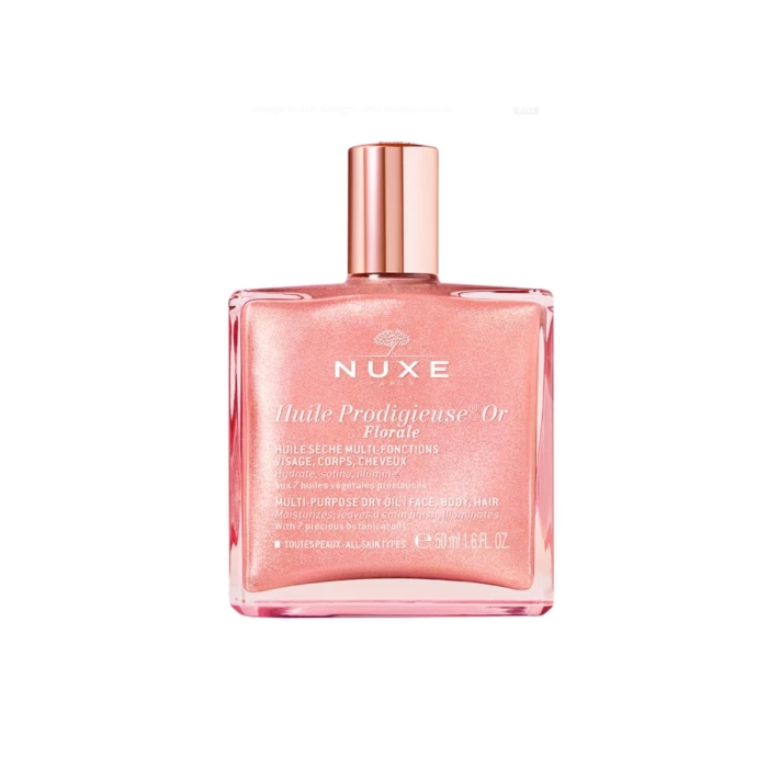 Nuxe Huile Prodigieuse OR Pembe Parıltılı Çiçeksi Çok Amaçlı Kuru Yağ 50 ml