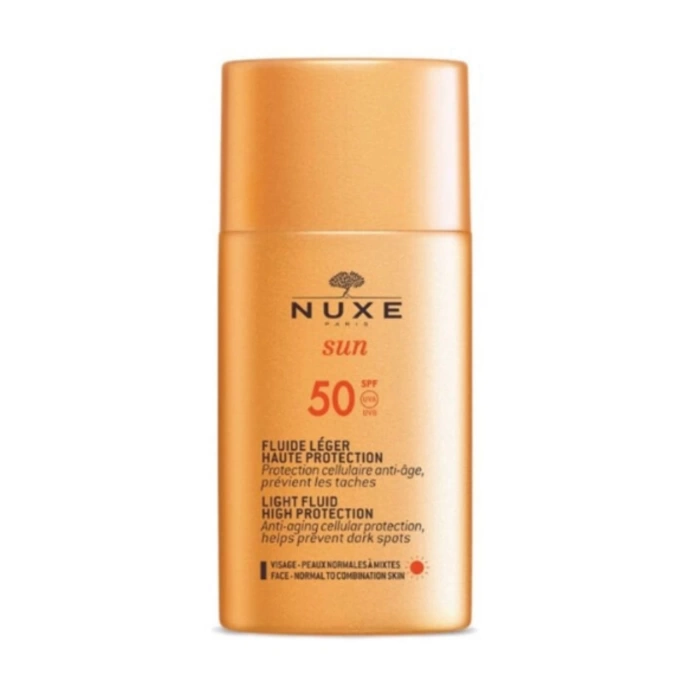 Nuxe Sun Güneş Koruyucu Hafif Dokulu Yüz Kremi SPF 50 50 ml