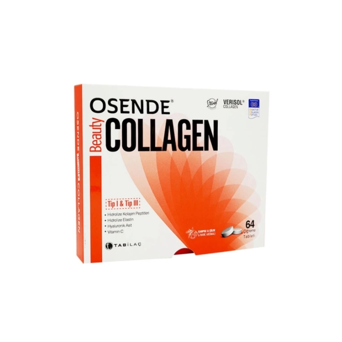 Osende Beauty Collagen Tip I ve Tip III 64 Çiğneme Tableti