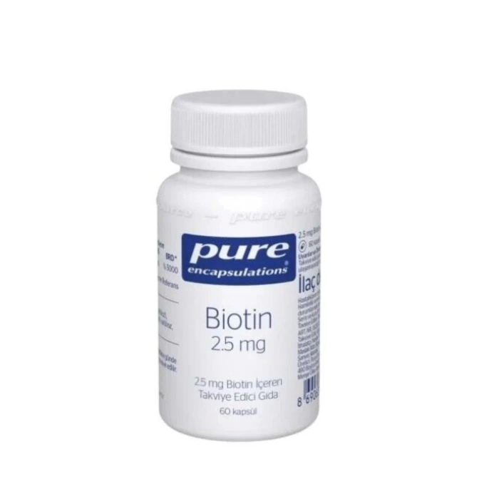 Pure Biotin 2.5 mg 60 Kapsül