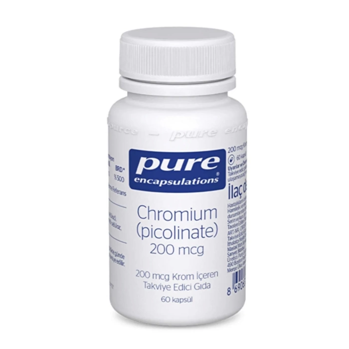 Pure Encapsulations Chromium Picolinate 200 Mcg 60 Kapsül