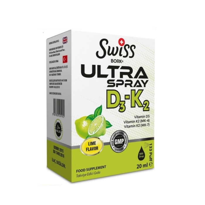 Swiss Bork Ultra D3-K2 Sprey 20 ml