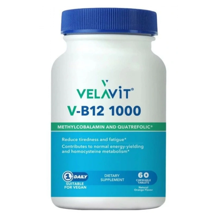 Velavit V-B12 1000 Çiğneme Tableti 60lı