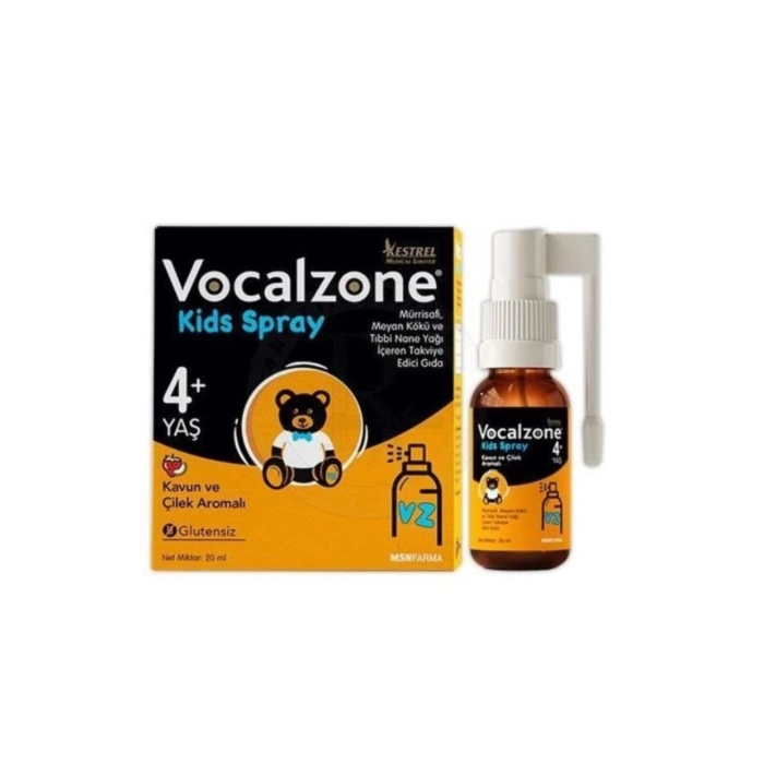 Vocalzone KIDS Mürrisafi Meyan Kökü ve Tıbbi Nane Spray 20ml