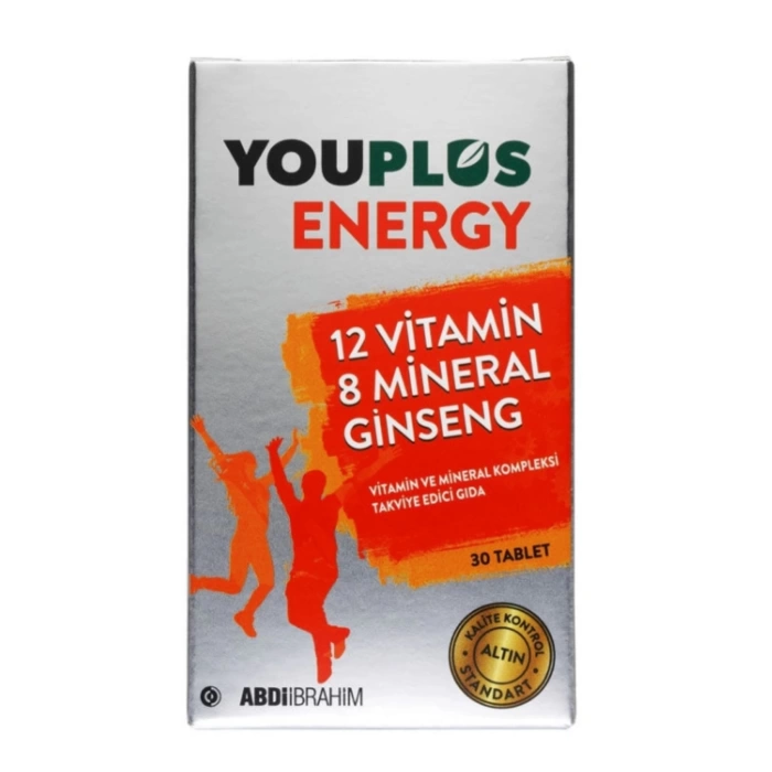 Youplus Energy Vitamin ve Mineral Kompleksi 30 Tablet