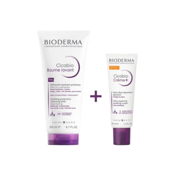 Bioderma Cicabio Dövmeli Ciltler İçin Temizleyici ve Onarıcı Bakım Kiti
