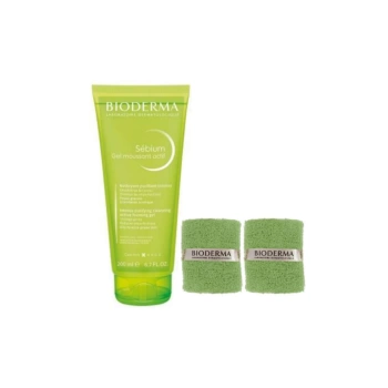 Bioderma Sebium Foaming Gel Active 200 ml Bilek havlusu hediyeli