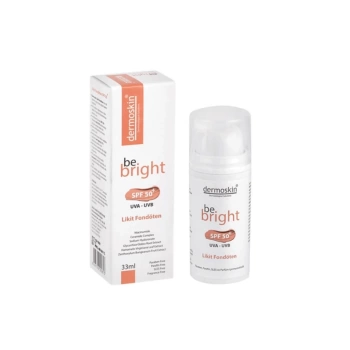 Dermoskin Be Bright SPF50+ Likit Fondöten 33ml - Light