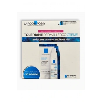 La Roche Posay Toleriane Gel Moussant Adoucissant 150 ml + Toleriane Dermallergo Creme 40 ml