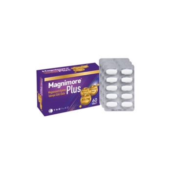 Magnimore Plus Magnezyum İçeren Takviye Edici Gıda 60 Kapsül