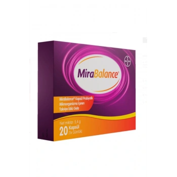 Mirabalance Probiyotik İçeren Takviye Edici Gıda 20 Kapsül