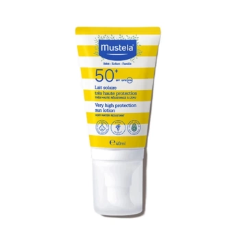 Mustela SPF 50+ Çok Yüksek Koruma Faktörlü Güneş Losyonu 40 ml