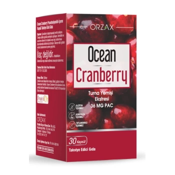 Orzax Ocean Cranberry 30 Kapsül