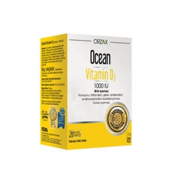 Orzax Ocean Vitamin D3 1000 IU Sprey 20ml