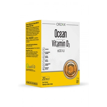 Orzax Ocean Vitamin D3 600 IU Sprey 20ml