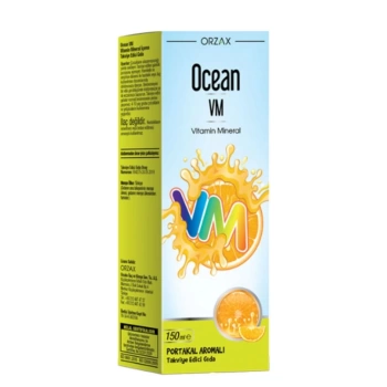 Orzax Ocean Vitamin Mineral - Portakal Aromalı 150ml