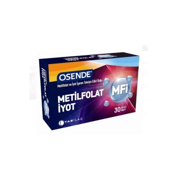 Osende Metilfolat ve İyot Tablet Takviye Edici Gıda 30 Tablet