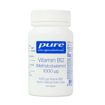 Pure Encapsulations Vitamin B12 (Methylcobalamin) 1000 µg 60 Kapsül