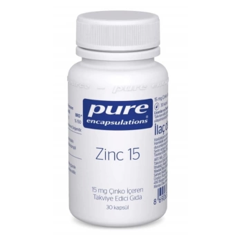 Pure Zinc 15 mg 30 Kapsül