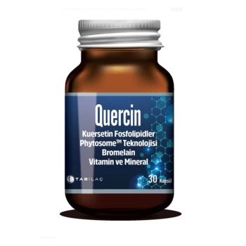 Tabilaç Quercin Kuersetin, Bromelain, Vitamin ve Mineral 30 Kapsül