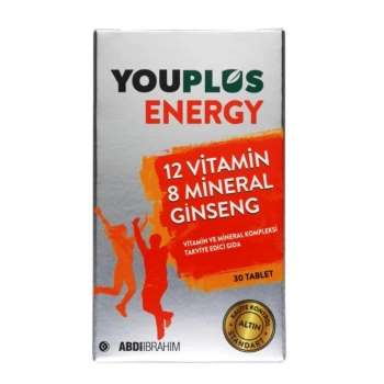 Youplus Energy Vitamin ve Mineral Kompleksi 30 Tablet