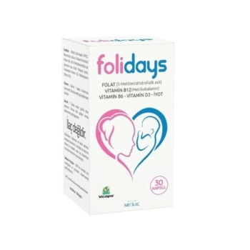 NBT İlaç Folidays 90 Kapsül