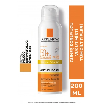La Roche Posay Anthelios XL Ultra Light Güneş Losyon Spreyi Spf 50+ 200 ML