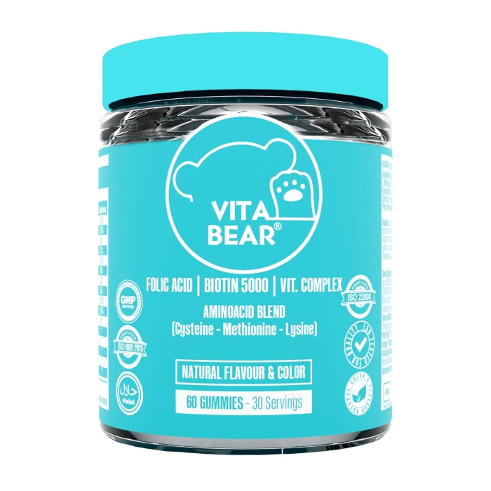 Vita Bear Strong Hair Gummy Vitamin 60 Adet