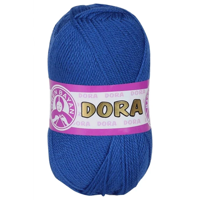 1 Adet Dora El Örgü İpi Yünü 100 gr 016 Saks Mavi