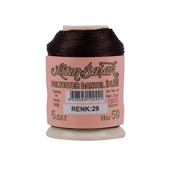 3 Adet Altınbaşak Oya ve Dantel İpi 20 gr - Royaleks - No: 029 - 694 - 489