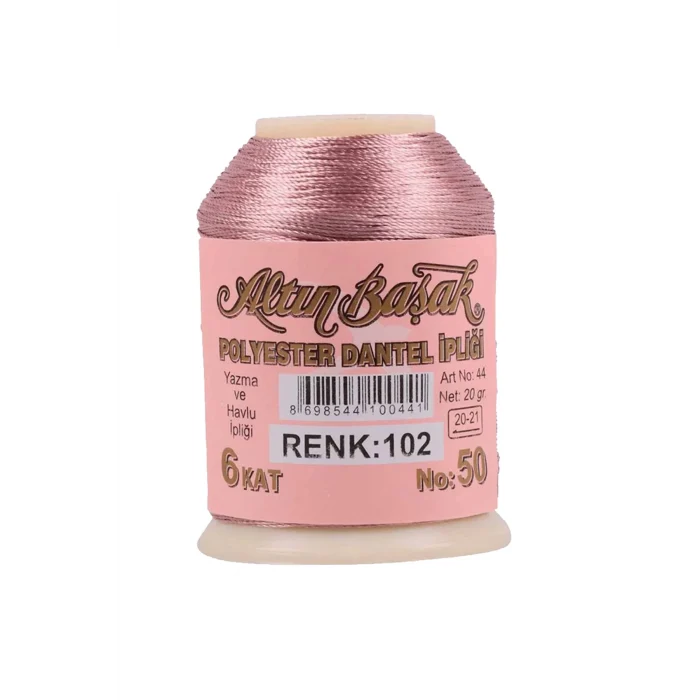3 Adet Altınbaşak Oya ve Dantel İpi 20 gr - Royaleks - No: 102