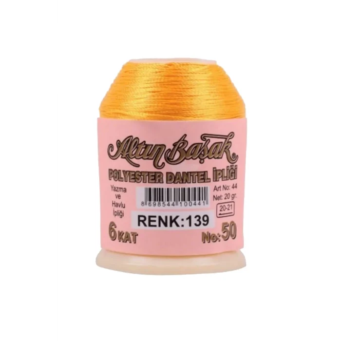 3 Adet Altınbaşak Oya ve Dantel İpi 20 gr - Royaleks - No: 139