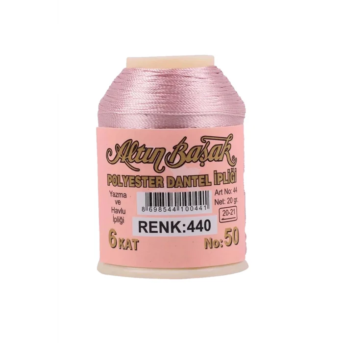 3 Adet Altınbaşak Oya ve Dantel İpi 20 gr - Royaleks - No: 251 - 440 - 455