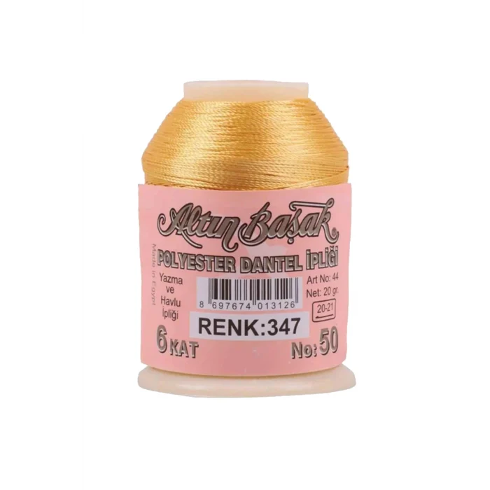 3 Adet Altınbaşak Oya ve Dantel İpi 20 gr - Royaleks - No: 347 - 040 - 505
