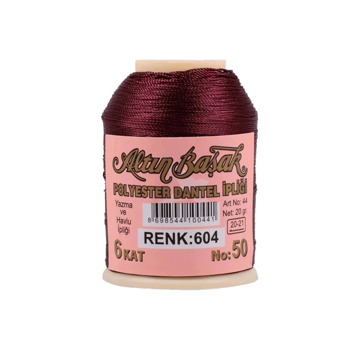 3 Adet Altınbaşak Oya ve Dantel İpi 20 gr - Royaleks - No: 672 - 604 - 770