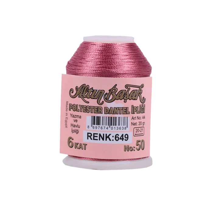 3 Adet Altınbaşak Oya ve Dantel İpi 20 gr - Royaleks - No: 748 - 649 - 135