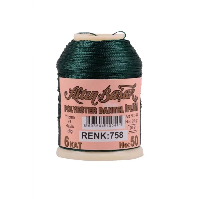 3 Adet Altınbaşak Oya ve Dantel İpi 20 gr - Royaleks - No: 758