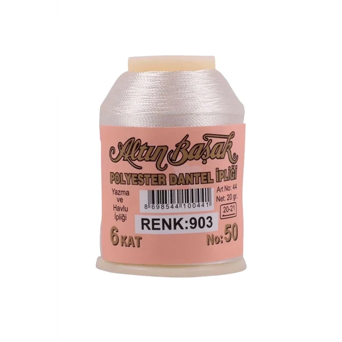 3 Adet Altınbaşak Oya ve Dantel İpi 20 gr - Royaleks - No: 903 - 102 - 136