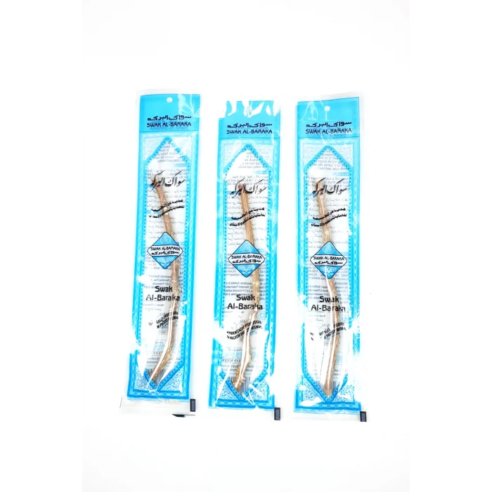 3 Adet Taze Doğal Diş Fırçası Misvak Vakumlu Paket 15 cm Orta Boy