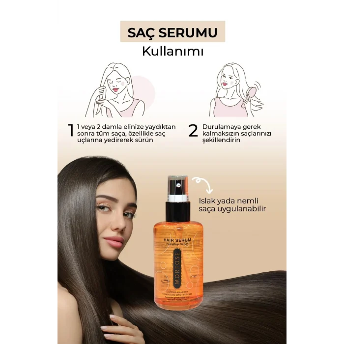 Argan Saç Serumu 75 ML - Boyalı ve Röfleli Saçlar - mrfs