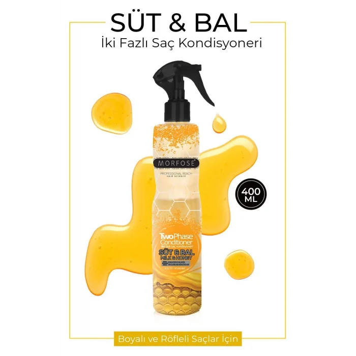 Çift Fazlı Süt & Bal Kondisyoner Fön Suyu 400 ML - mrfs