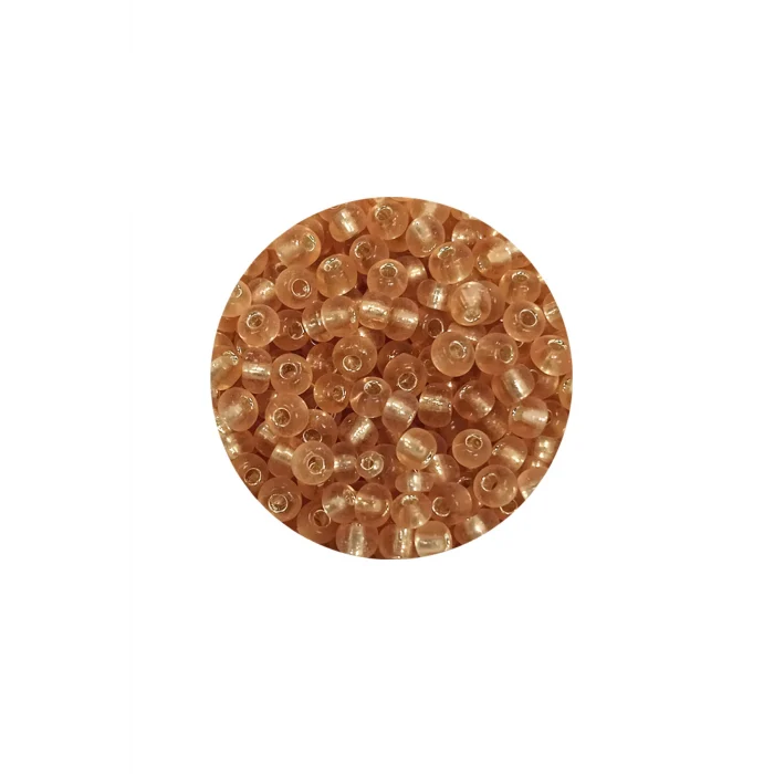 Dökme Cam Kum Boncuk (8/0) 3 mm - 20 Gram - Şeffaf Bal Rengi - BNC143