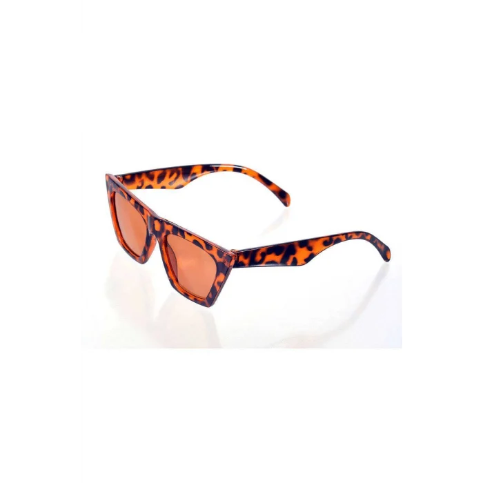 Leopar Çerçeve Cat Eye Kadın Güneş Gözlüğü - Moda Gözlük