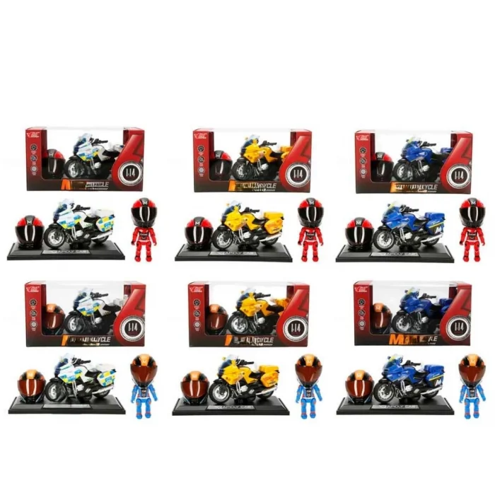 Mey İthalat® 1:14 Sesli ve Işıklı  Çek Bırak Motosiklet