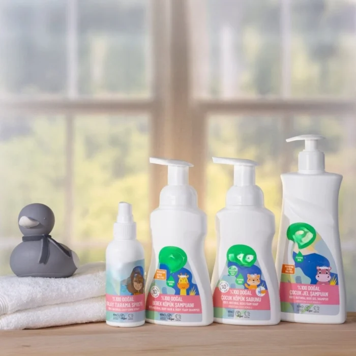 Mey İthalat® %100 Doğal Çocuk Jel Şampuan 325 ml